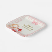 Smore Milk & Cookieジンジャムウィンターベビーシャワー ペーパープレート (傾斜あり)