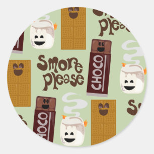 Smore Smoreの原料パターン ラウンドシール