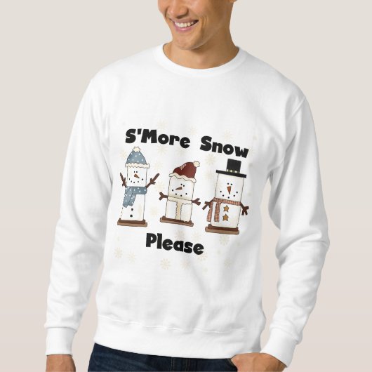 S'more Snow Please Tシャツ&ギフト スウェットシャツ (正面)