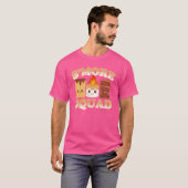 Smore Squad Campfire Camping Outdoor Friends Tシャツ (正面フル)