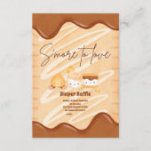 S'more to loveかわいいおむつラッフル エンクロージャーカード (正面)