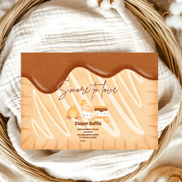 S'more to loveかわいいおむつラッフル エンクロージャーカード