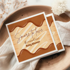 S'more to Loveかわいい男女兼用ベビーシャワー スタンダードカクテルナプキン