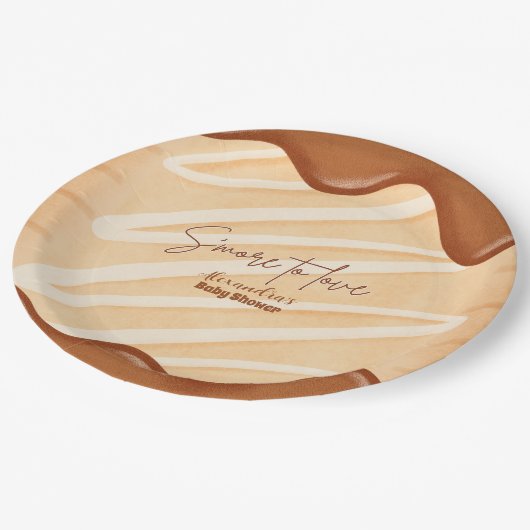 S'more to Loveかわいい男女兼用ベビーシャワー ペーパープレート (アングル)