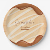 S'more to Loveかわいい男女兼用ベビーシャワー ペーパープレート (正面)