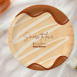 S'more to Loveかわいい男女兼用ベビーシャワー ペーパープレート<br><div class="desc">愛する私たちの愛らしいSのmoreでスマイルをサーブかわいいベビーシャワー紙プレート!このプレート祝は、楽しいかわいいマーシュマロ、チョコレート、グラハムクラッカーのトリオを備え、パーティーテーブルにtouchを追加しよくはしゃぐた。鍵の特徴：魅力的デザイン:かわいいスタイルで甘いテーマのイラストレーションを特色とし、色はニュートラルで、任意の赤ちゃんシャワーテーマに最適。男女兼用：男の子や女の子や祝驚きの到着に最適な汎用性の高いデザイン。耐久性と頑丈：お気に入高品質りのすべてのパーティーを保持するヘビーデューティ紙から作られる。便利で使い捨て：簡単のクリーンアップ。お祝いを楽しむより多くの時間を費やすことができる。複数のサイズが利用可能：ディナープレート、デザートプレート、またはすべてのあなたのサービングニーズのための組み合わせから選択。これらの可愛くて実用的なプレートでおもしろいと機能を赤ちゃんシャワーに持って来る。軽食から甘いお菓子まで、全ての味に最適で、特別な味わいを作り出す。今すぐ注文し、あなたのお祝いに甘いtouchを追加！</div>