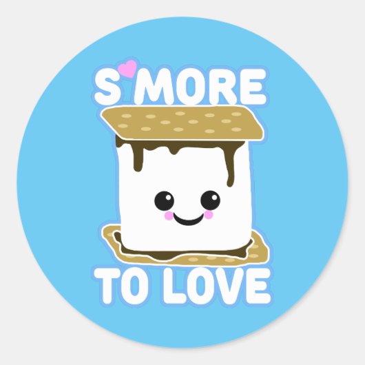 S'more to Love ラウンドシール (正面)