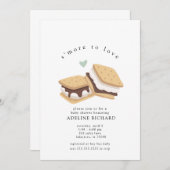 S'more to Love Baby Showerパーティの招待状 招待状 (正面/裏面)