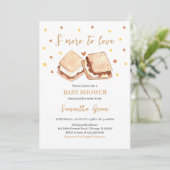 S'more to Love Baby Shower 招待状 (スタンド正面)
