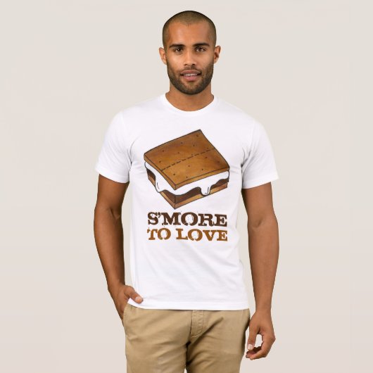S'More To Love Chocolate Campfire Camp S'mores Tee Tシャツ (正面フル)