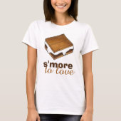 S'More To Love Chocolate Campfire Camp S'mores Tee Tシャツ (正面)