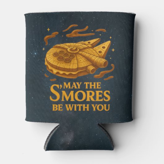 S'Moresがあなたと一緒に – Campfire おもしろい Coozi 缶クーラー (正面)