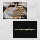 smoresのカップケーキの名刺 名刺 (正面/裏面)