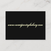 smoresのカップケーキの名刺 名刺 (裏面)