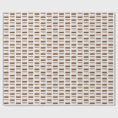 S'moresのキャンプのテーマの誕生会 ラッピングペーパー (フラット)