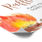 S'moresキャンピングベビーシャワーおむつラッフル ポスター (角)