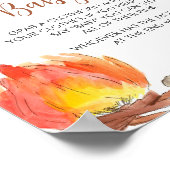 S'moresキャンピングベビーシャワー言わないベビー ポスター (角)