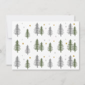 S'moresキャンファイアグリーンリー誕生日ありがとう サンキューカード (裏面)