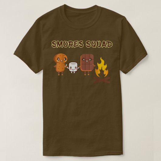 SmoresシャツSmores Squad Camingfor Kids Tシャツ (デザイン正面)