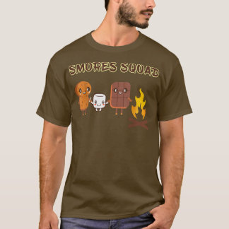 SmoresシャツSmores Squad Camingfor Kids Tシャツ