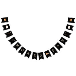 S'moresバーバンティンバナー バンティングフラッグ