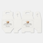 S'mores秋焚き火アウトドアカップルシャワー フェイバーボックス (見開き)