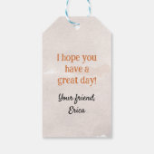 S'mores Birthdayパーティー ギフトタグ (裏面)