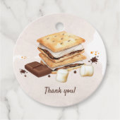 S'mores Birthdayパーティー フェイバータグ (正面)