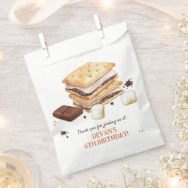 S'mores Birthdayパーティー フェイバーバッグ