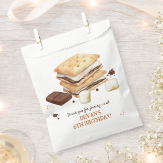 S'mores Birthdayパーティー フェイバーバッグ