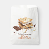 S'mores Birthdayパーティー フェイバーバッグ (正面)