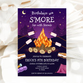 S'mores Birthday Party S'mores Camping Birthday 招待状