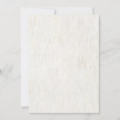 S'mores Campfire Bonfire Greenery Baby Shower Invi 招待状 (裏面)