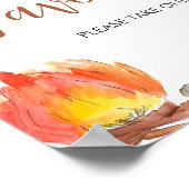 S'mores Camping赤ちゃんシャワーの好意 ポスター (角)