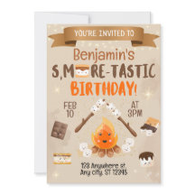 S'mores Children's Birthday Partyへの招待