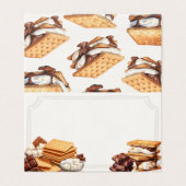 Smores Fall Bonfire Outdoor Place Card Table Decor (外部フラット)