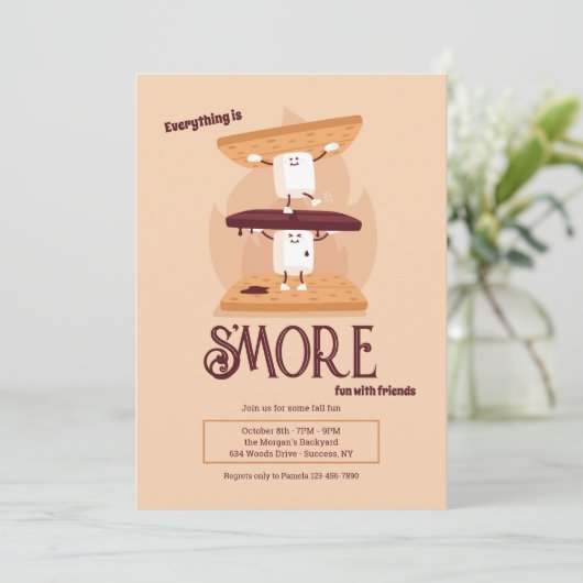 Smores Invitation 招待状 (スタンド正面)