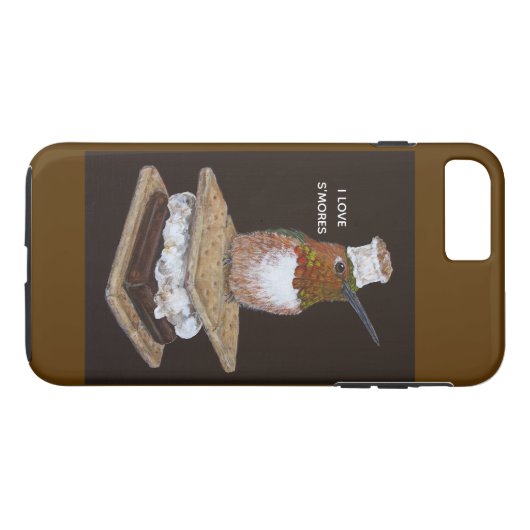 S'mores iPhoneケースハチドリ Case-Mate iPhoneケース (裏面(横))