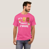 S'Mores Marshmallows Camping -かわいい – レッツパート Tシャツ (正面フル)