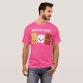 S'Mores Marshmallows Smores おもしろい Camping Group Hu Tシャツ (正面フル)