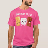 S'Mores Marshmallows Smores おもしろい Camping Group Hu Tシャツ (正面)