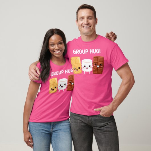 S'Mores Marshmallows Smores おもしろい Camping Group Hu Tシャツ (ユニセックス)