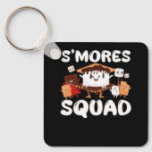 S'mores Marshmallows Smores Squad Campingおもしろい Ca キーホルダー (正面)
