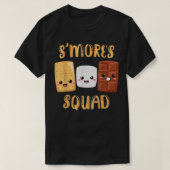 S'mores Marshmallows Smores Squad Campingおもしろい Ca Tシャツ (デザイン正面)