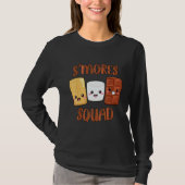S'mores Marshmallows  Smores Squad Camping Campfir Tシャツ (正面)