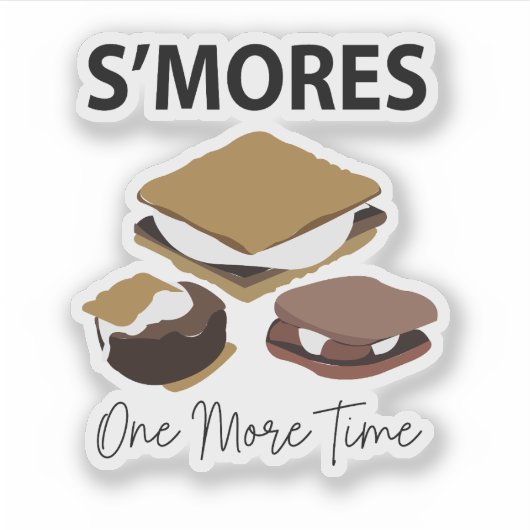 Smores S moresデザートもう一度追加 シール (正面)