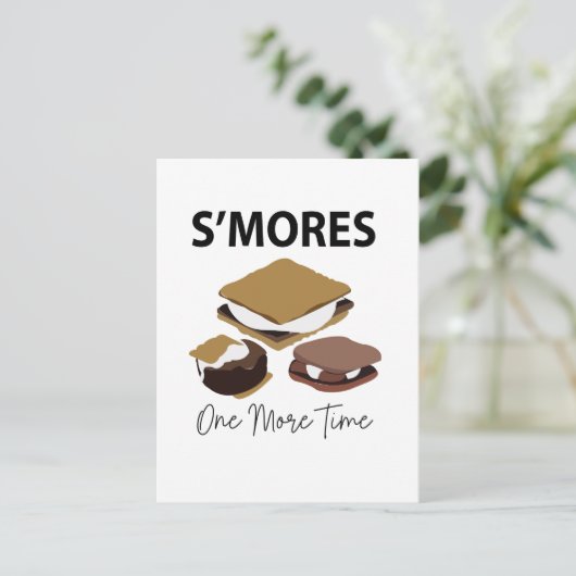Smores S moresデザートもう一度追加 ポストカード (スタンド正面)