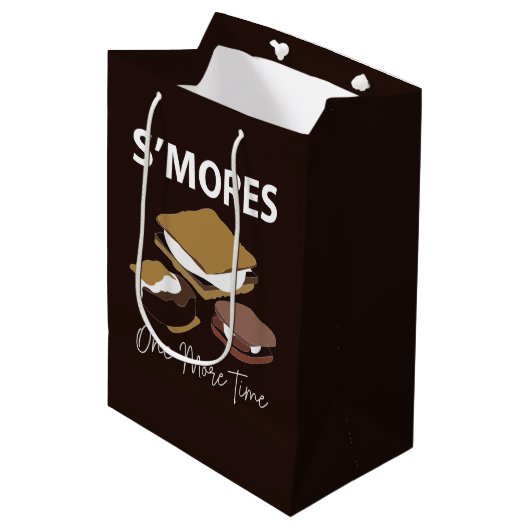 Smores S moresデザートもう一度追加 ミディアムペーパーバッグ (正面アングル)