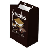 Smores S moresデザートもう一度追加 ミディアムペーパーバッグ (裏面アングル)