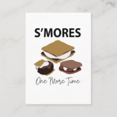 Smores S moresデザートもう一度追加 名刺 (正面)
